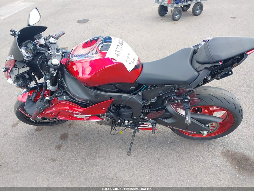 2023 Kawasaki Zx636 K VIN: JKBZXJH14PA018937 Lot: 43724802