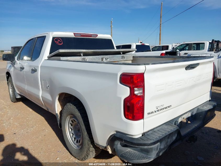 2022 Chevrolet Silverado 1500 4Wd Standard Bed Wt VIN: 1GCRDAEDXNZ528838 Lot: 43724859