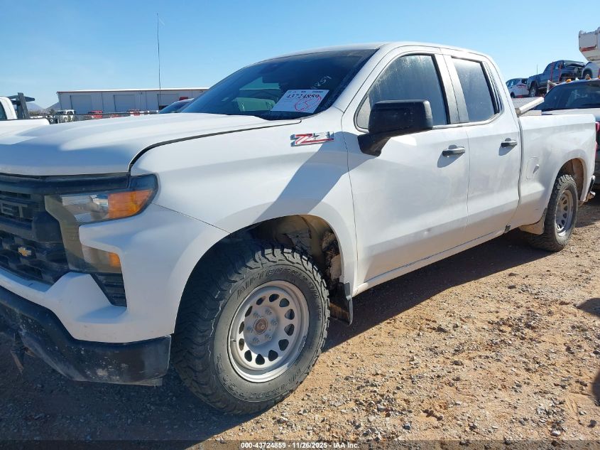 2022 Chevrolet Silverado 1500 4Wd Standard Bed Wt VIN: 1GCRDAEDXNZ528838 Lot: 43724859