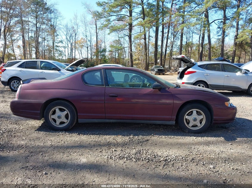 2003 Chevrolet Monte Carlo Ls VIN: 2G1WW12E439442788 Lot: 43724890