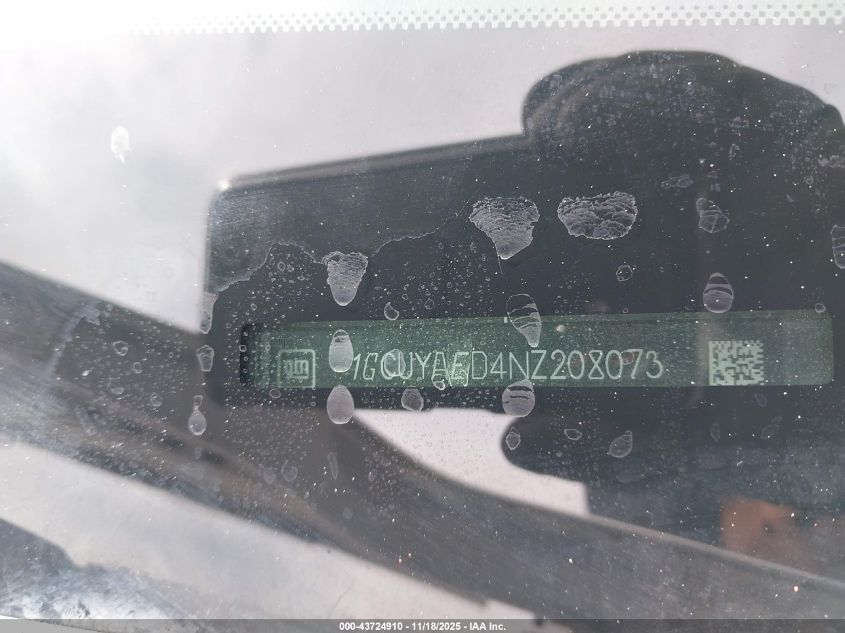 2022 Chevrolet Silverado 1500 Ltd 4Wd Short Bed Wt VIN: 1GCUYAED4NZ208073 Lot: 43724910