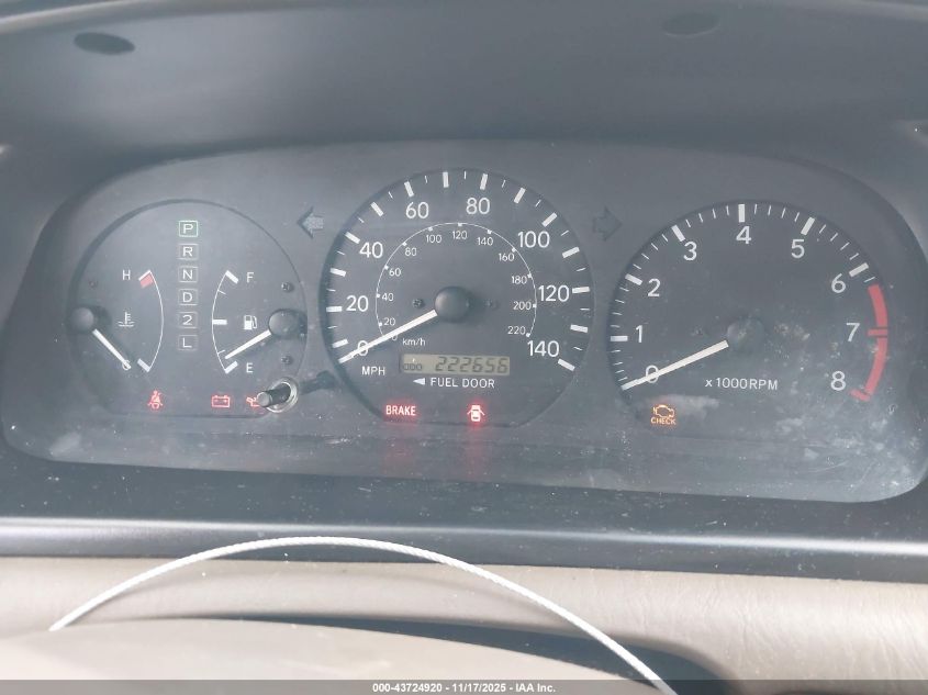 2000 Toyota Camry Le VIN: JT2BG22K6Y0438590 Lot: 43724920