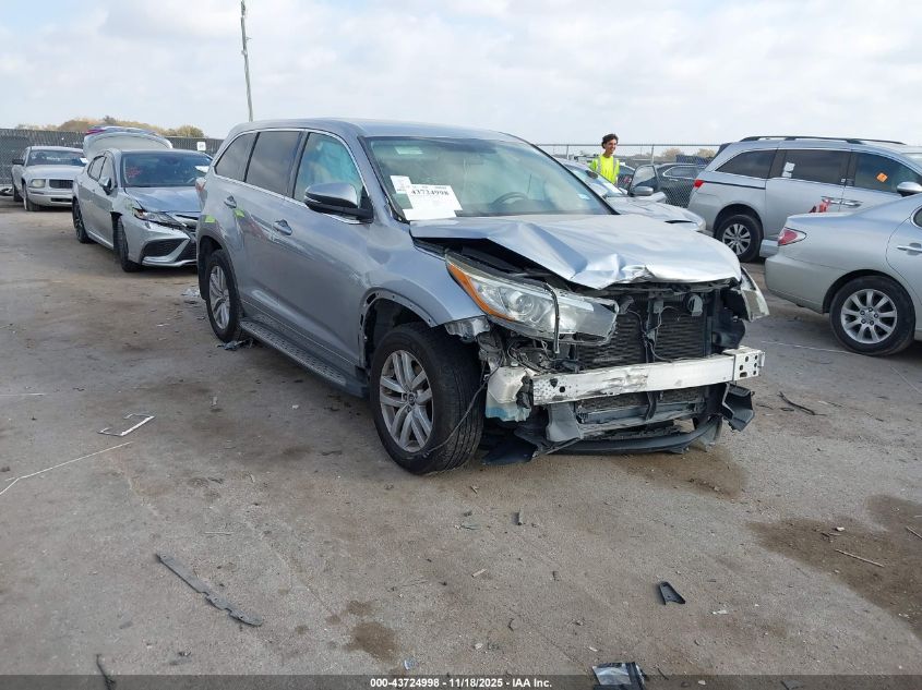 TOYOTA HIGHLANDER LE V6