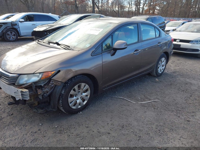 2HGFB2F53CH594524 2012 HONDA CIVIC photo no. 2