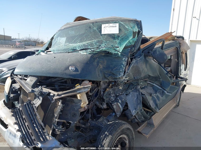 2002 Dodge Ram Van 1500 Conversion VIN: 2B6HB11Y62K145007 Lot: 43725060