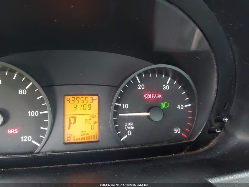 2011 Mercedes-Benz Sprinter 2500 High Roof VIN: WD3PE8CB5B5558096 Lot: 43725072