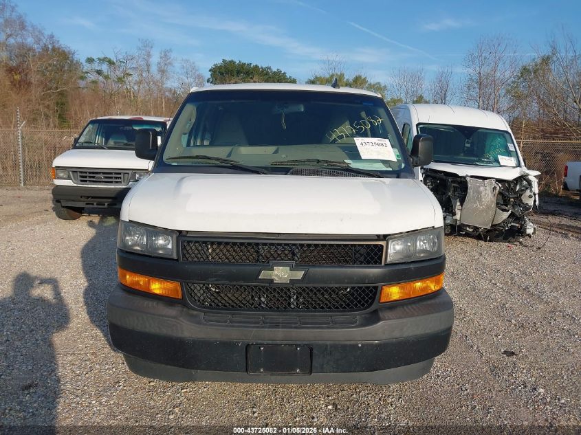 2018 Chevrolet Express 2500 Work Van VIN: 1GCWGAFB0J1190480 Lot: 43725082