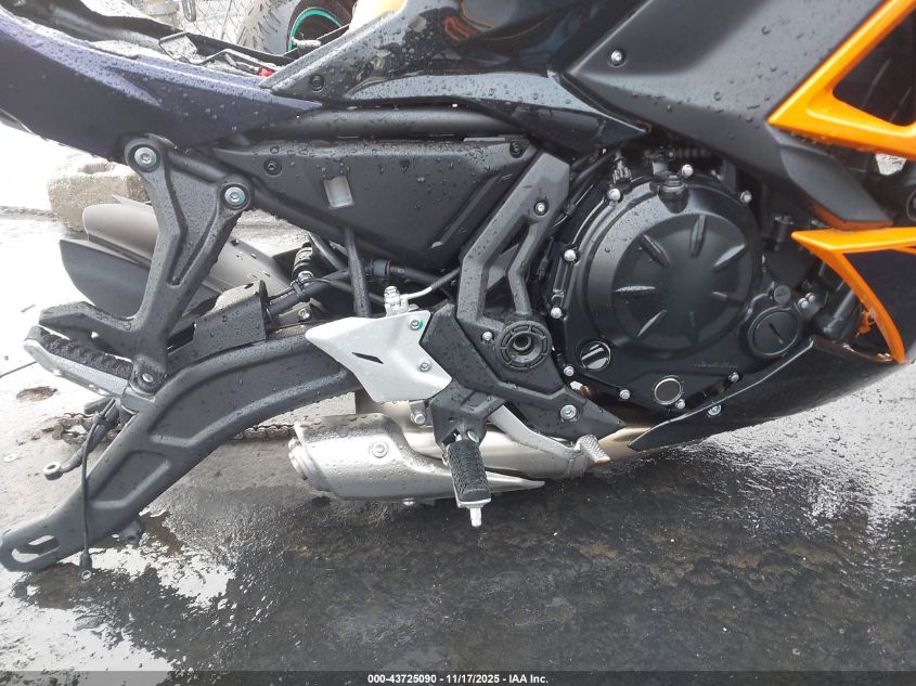 2025 Kawasaki Ex650 P VIN: ML5EXEP14SDAE8571 Lot: 43725090