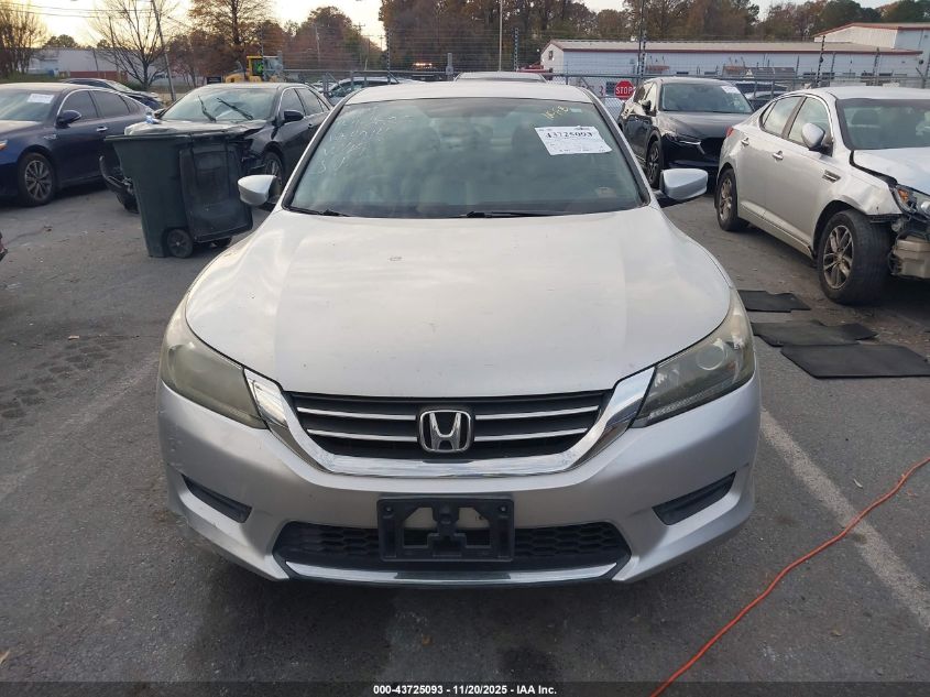 2013 Honda Accord Lx VIN: 1HGCR2F31DA154914 Lot: 43725093