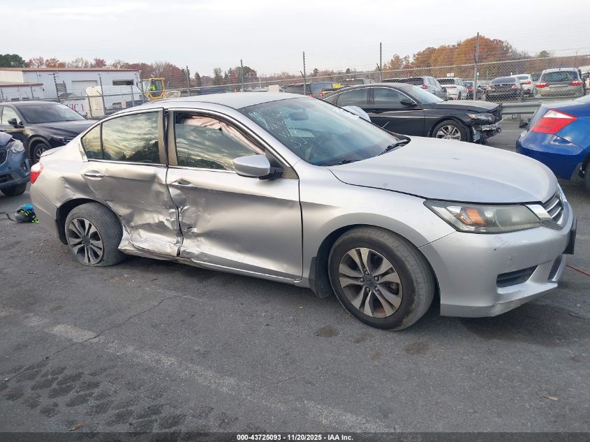 2013 Honda Accord Lx VIN: 1HGCR2F31DA154914 Lot: 43725093