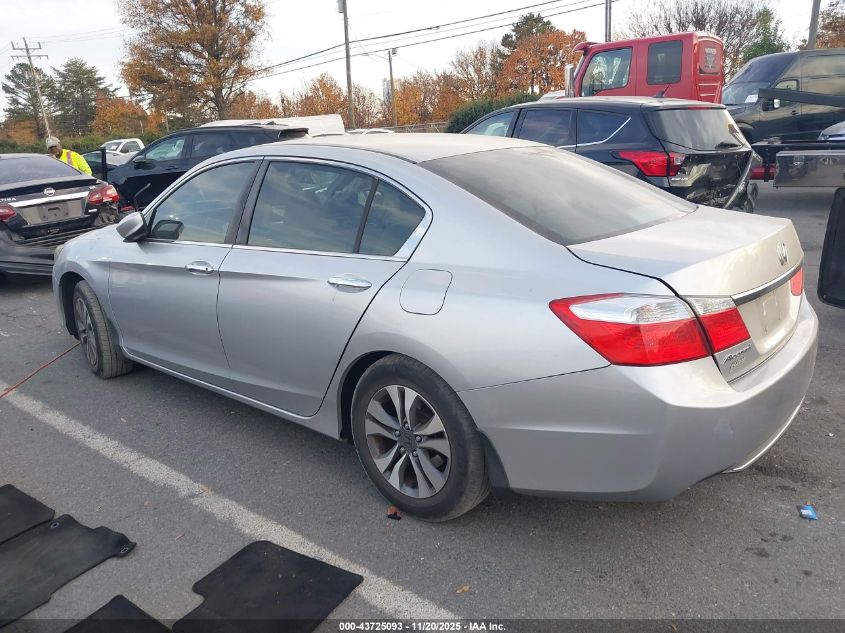 2013 Honda Accord Lx VIN: 1HGCR2F31DA154914 Lot: 43725093