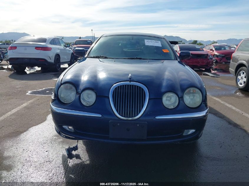 2000 Jaguar S-Type 3.0L V6 VIN: SAJDA01C1YFL16542 Lot: 43725206