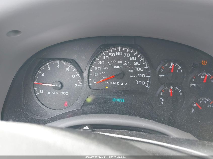 2007 Chevrolet Trailblazer Ls VIN: 1GNDS13S272120662 Lot: 43725214