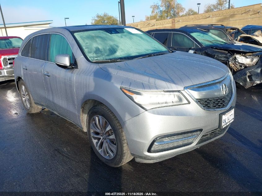 ACURA MDX TECHNOLOGY ACURAWATCH PLUS PACKAGES/TECHNOLOGY PACKAGE
