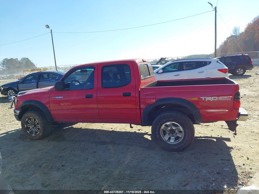2001 Toyota Tacoma Prerunner V6 VIN: 5TEGN92N21Z772434 Lot: 43725357