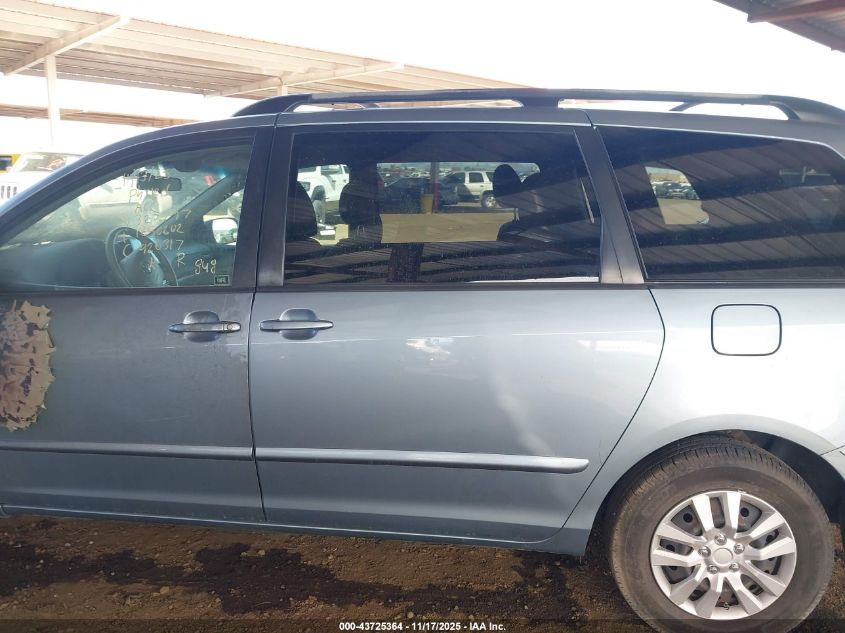 2010 Toyota Sienna Le VIN: 5TDKK4CC5AS327797 Lot: 43725364