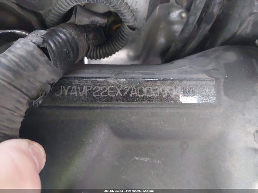 2007 Yamaha Xv1900 Ct VIN: JYAVP22EX7A003994 Lot: 43725374