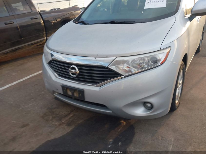 2015 Nissan Quest Sv VIN: JN8AE2KP6F9131941 Lot: 43725442