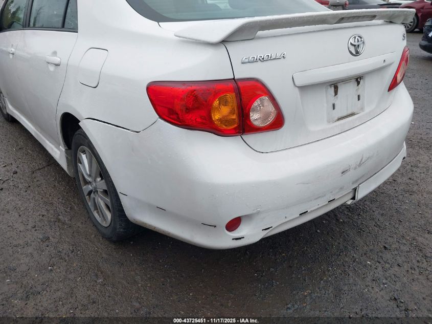 2009 Toyota Corolla S VIN: 1NXBU40E29Z160737 Lot: 43725451