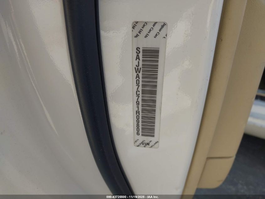 2009 Jaguar Xf Supercharged VIN: SAJWA07C791R09806 Lot: 43725500