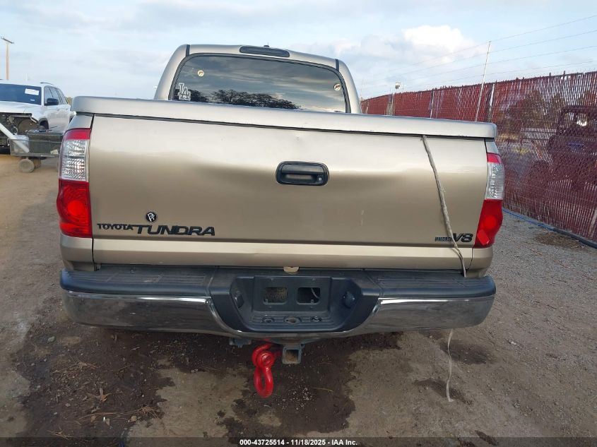 2006 Toyota Tundra Sr5 V8 VIN: 5TBET34116S517551 Lot: 43725514
