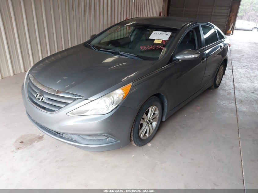 5NPEB4ACXEH870722 2014 HYUNDAI SONATA photo no. 2