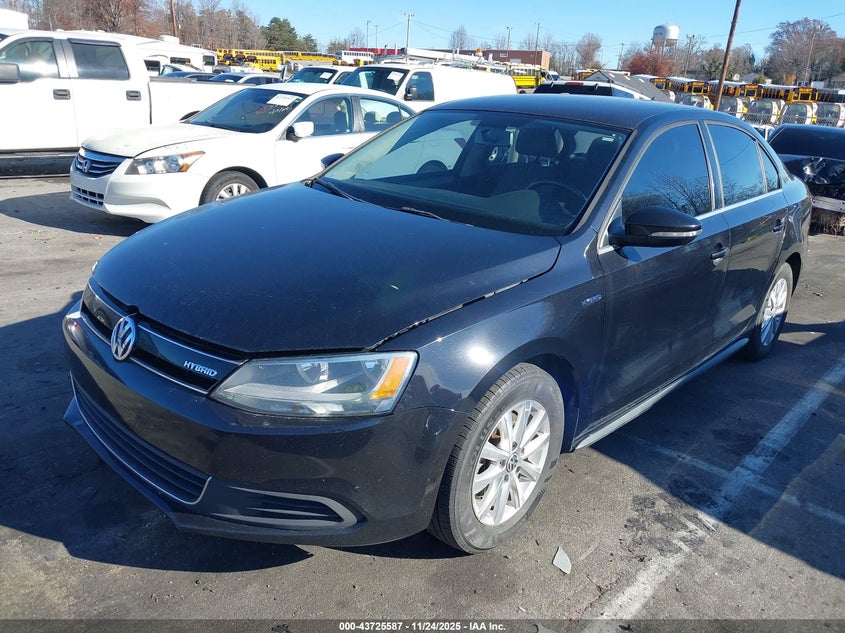 2013 Volkswagen Jetta Hybrid Se VIN: 3VW637AJ7DM290013 Lot: 43725587