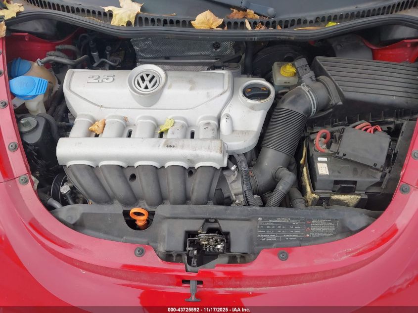 2009 Volkswagen New Beetle 2.5L VIN: 3VWRF31Y99M409438 Lot: 43725592