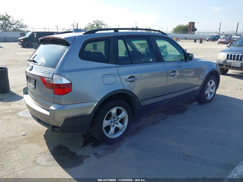 WBXPC93417WF09729 2007 BMW X3 photo no. 4