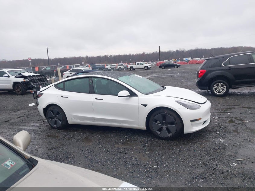 2021 Tesla Model 3 Long Range Dual Motor All-Wheel Drive VIN: 5YJ3E1EB8MF032863 Lot: 43725656