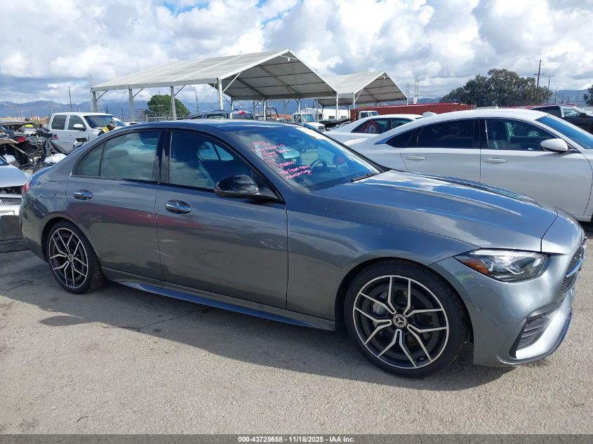 2022 Mercedes-Benz C 300 Sedan VIN: W1KAF4GB3NR066956 Lot: 43725658