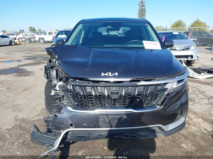 2022 Kia Carnival Mpv Lx VIN: KNDNB4H33N6133152 Lot: 43725681