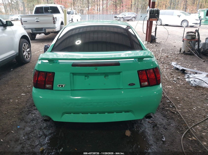 2002 Ford Mustang Gt VIN: 1FAFP42X62F240196 Lot: 43725720