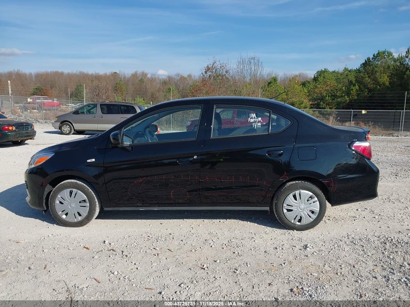 2024 Mitsubishi Mirage G4 Black Edition/Es/Le VIN: ML32FUFJ4RHF18485 Lot: 43725731