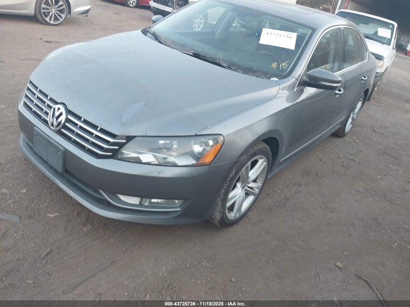 1VWBN7A35DC146164 2013 VOLKSWAGEN PASSAT photo no. 2