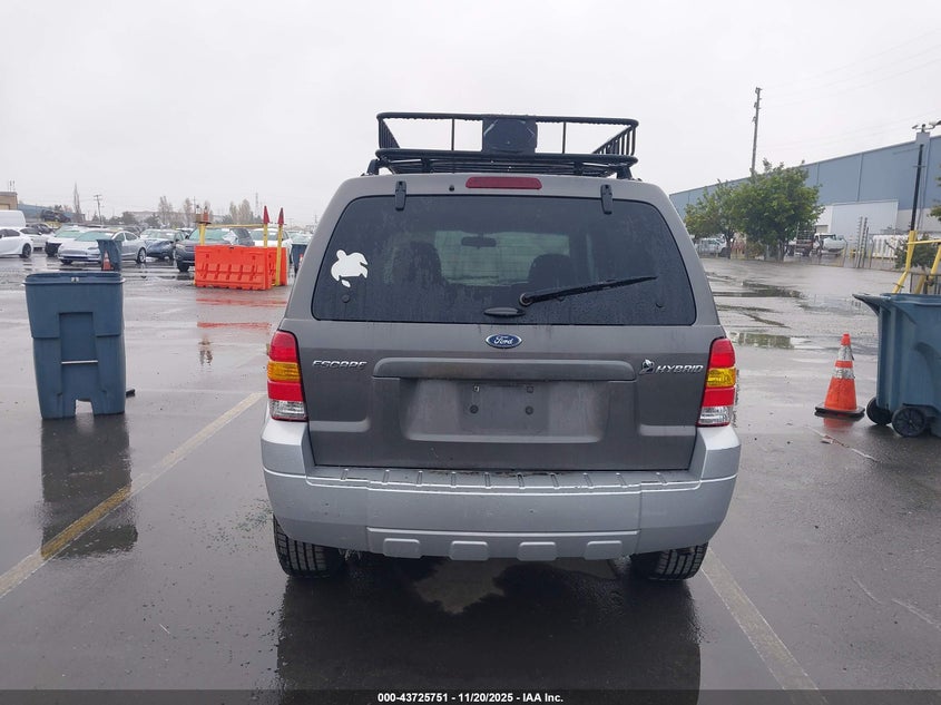 2006 Ford Escape Hybrid VIN: 1FMCU95H66KB49378 Lot: 43725751