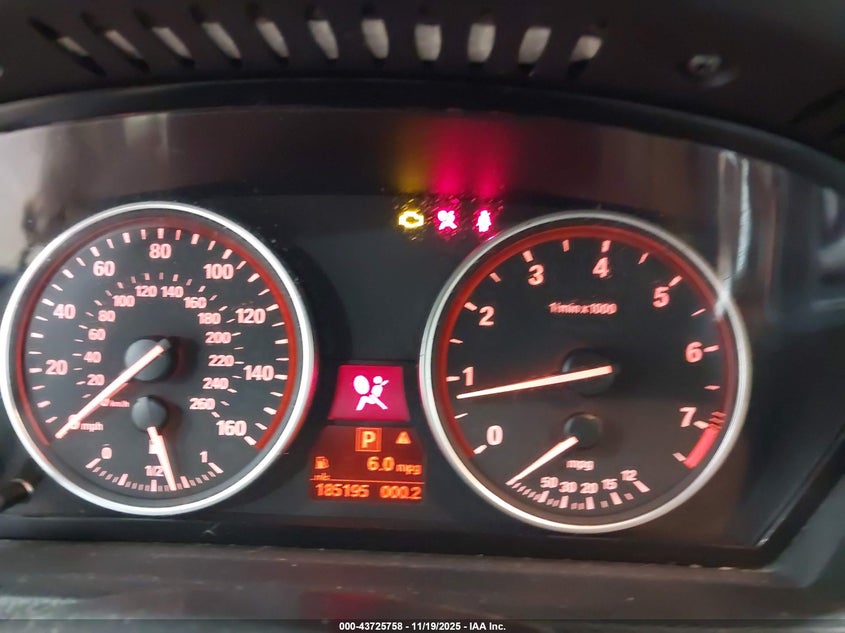 2007 BMW X5 3.0Si VIN: 4USFE43587LY75257 Lot: 43725758