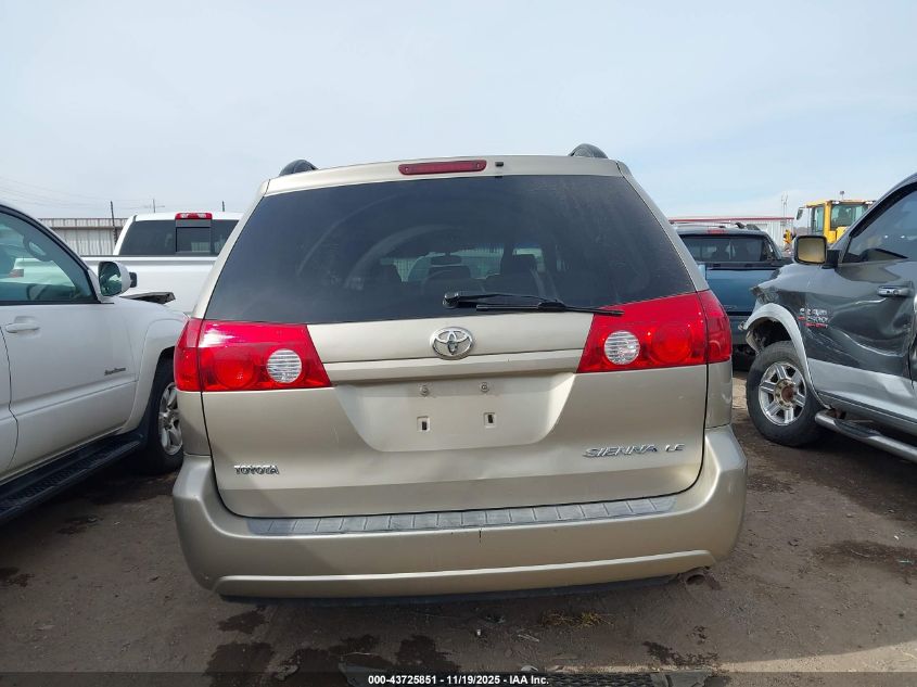 2006 Toyota Sienna Le VIN: 5TDZA23C66S411804 Lot: 43725851