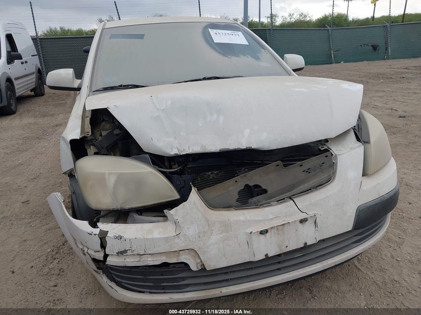 2008 Kia Rio Lx VIN: KNADE123386382336 Lot: 43725932