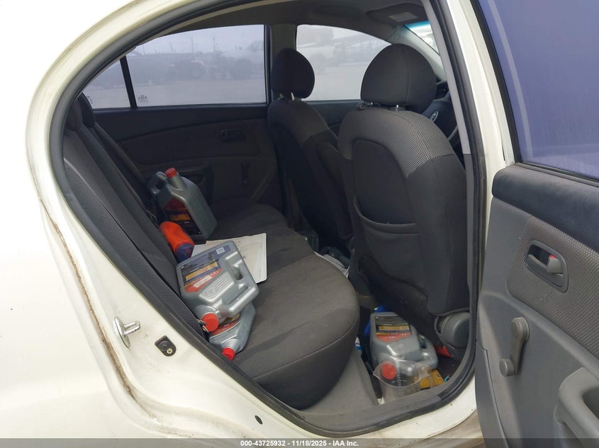 2008 Kia Rio Lx VIN: KNADE123386382336 Lot: 43725932