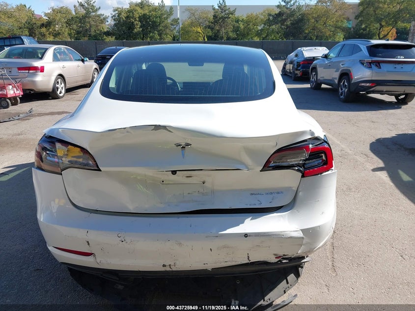 2020 Tesla Model 3 Long Range Dual Motor All-Wheel Drive VIN: 5YJ3E1EB7LF637536 Lot: 43725949
