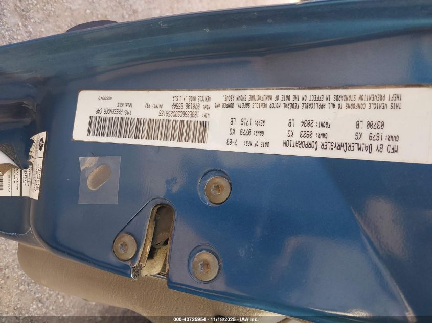 2003 Dodge Neon Sxt VIN: 1B3ES56C93D256165 Lot: 43725954