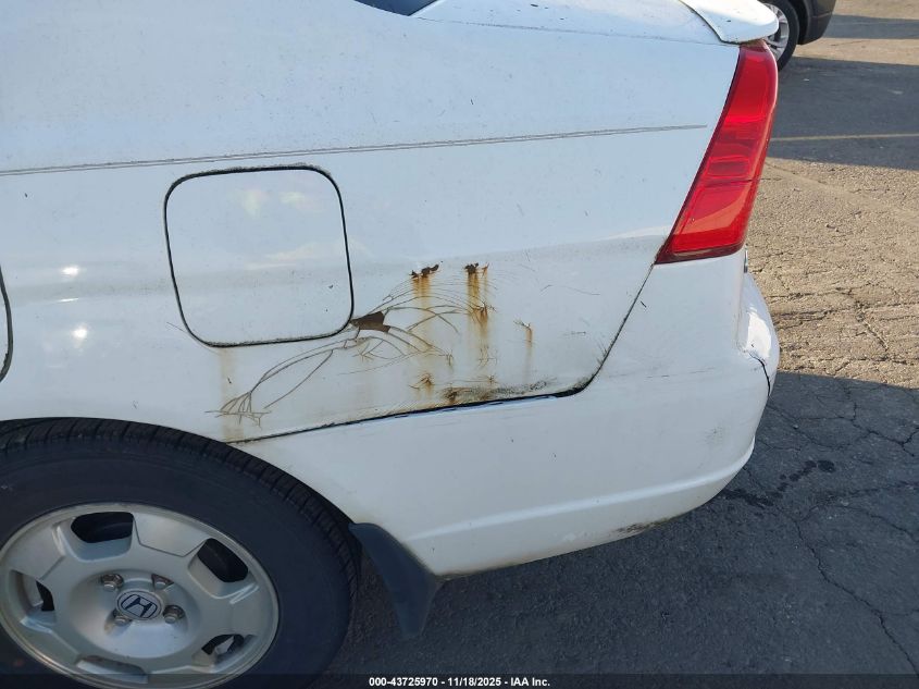 2003 Honda Civic Hybrid VIN: JHMES95673S011604 Lot: 43725970