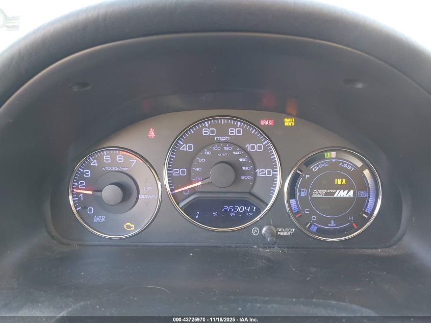 2003 Honda Civic Hybrid VIN: JHMES95673S011604 Lot: 43725970