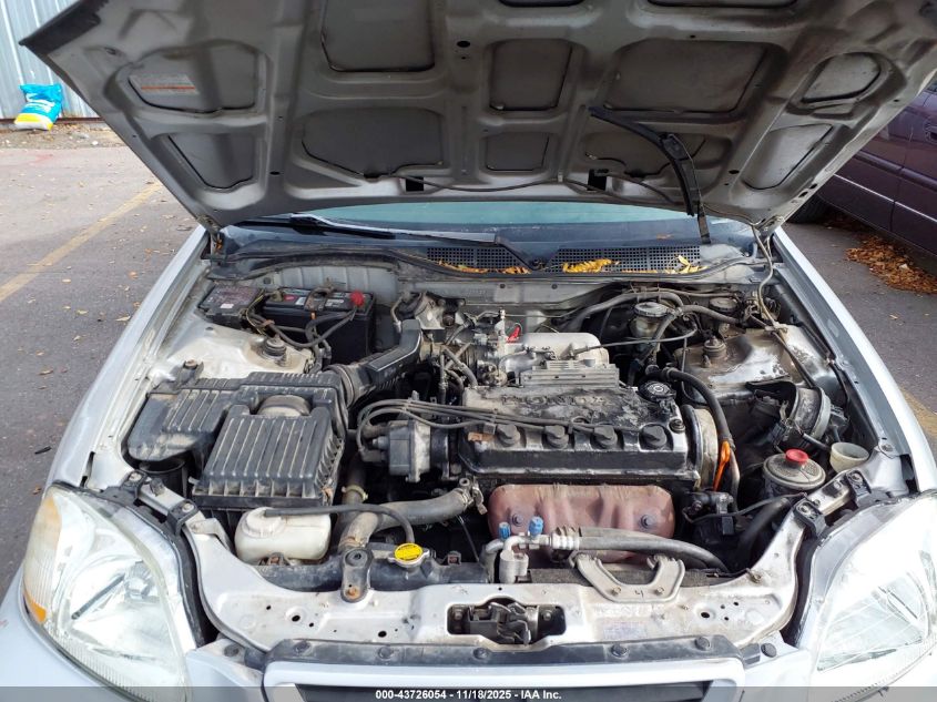 1998 Honda Civic Ex VIN: 1HGEJ814XWL069936 Lot: 43726054