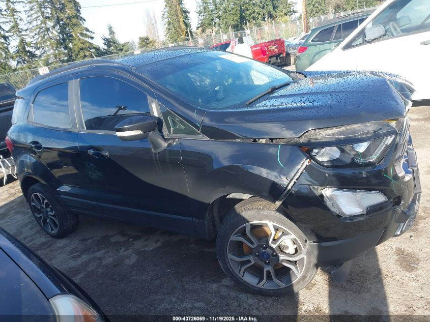 2019 Ford Ecosport Ses VIN: MAJ6S3JL6KC297586 Lot: 43726069