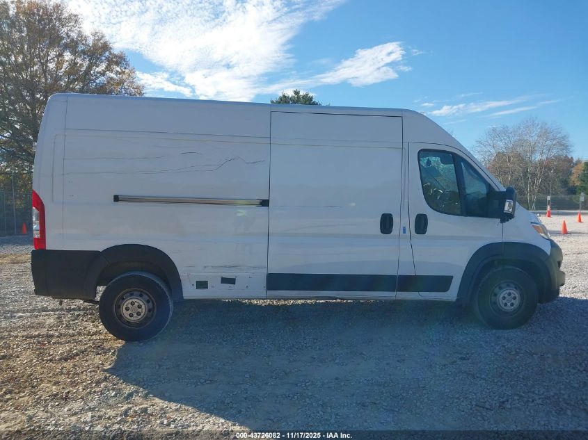 2023 Ram Promaster 2500 High Roof 159 Wb VIN: 3C6LRVDG1PE582481 Lot: 43726082