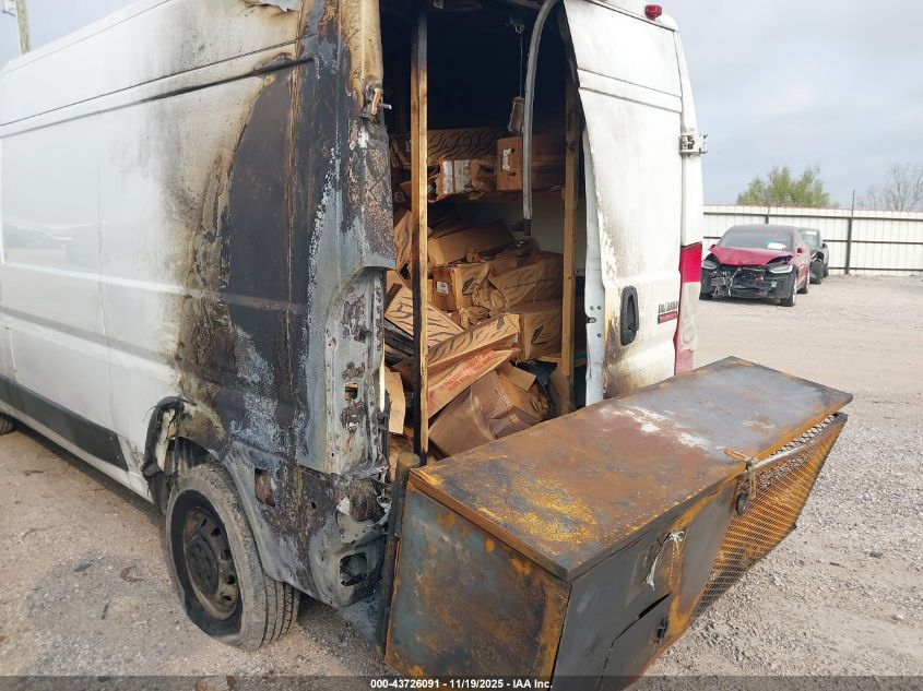 2019 Ram Promaster 2500 High Roof 136 Wb VIN: 3C6TRVCG4KE501502 Lot: 43726091