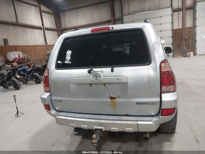 2004 Toyota 4Runner Sr5 V6 VIN: JTEBU14R340037556 Lot: 43726209