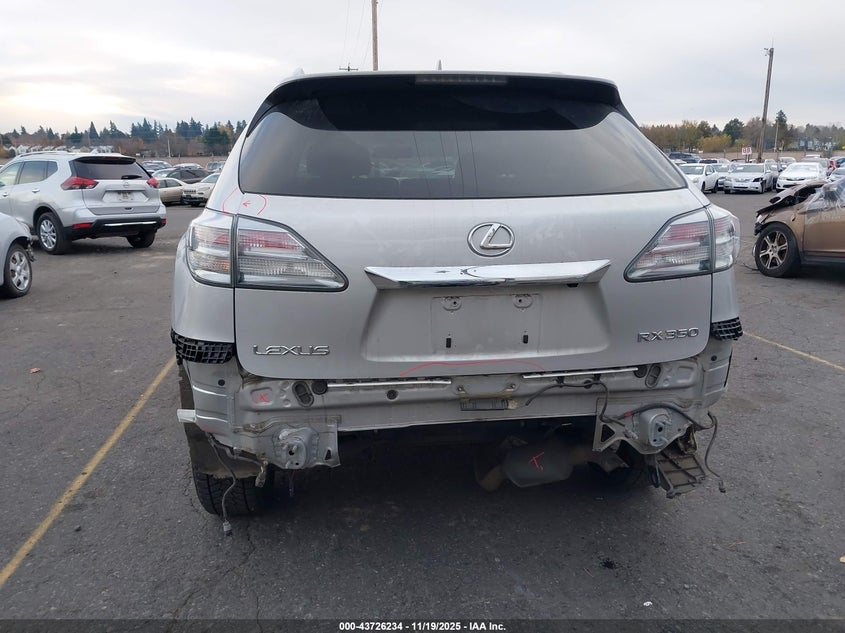 2010 Lexus Rx 350 VIN: JTJBK1BA1A2003099 Lot: 43726234